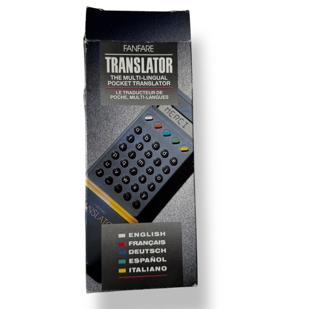 VTG Fanfare Translator Multi Lingual Pocket Translator NIB Tested